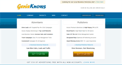 Desktop Screenshot of genieknows.com